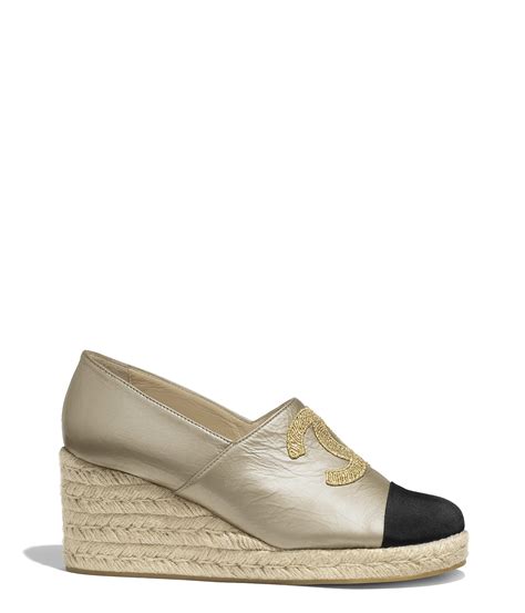 chanel espadrillas 2014 prezzo|Chanel espadrilles heels.